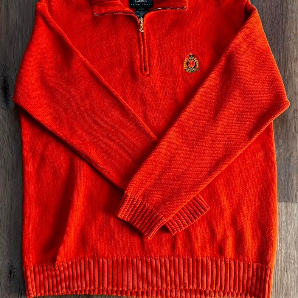 Ralph-lauren Men's Orange Jumper